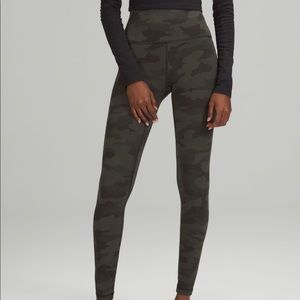 Camo lululemon align leggings